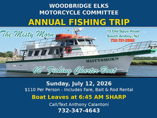 Woodbridge MotorCycle Committee Annual FishingTrip
