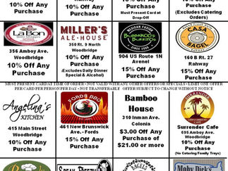Woodbridge Elks : Annual Discount Cards Sale