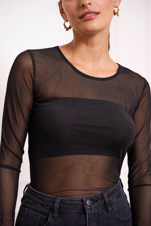 縮圖：Stretch Mesh Top - 29600