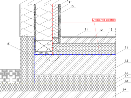 床版外壁のサーマルブリッジ熱橋Ψ値 Exterior wall on floor slab