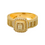 Miniatura: Square Ring in Halo Setting Iced Out