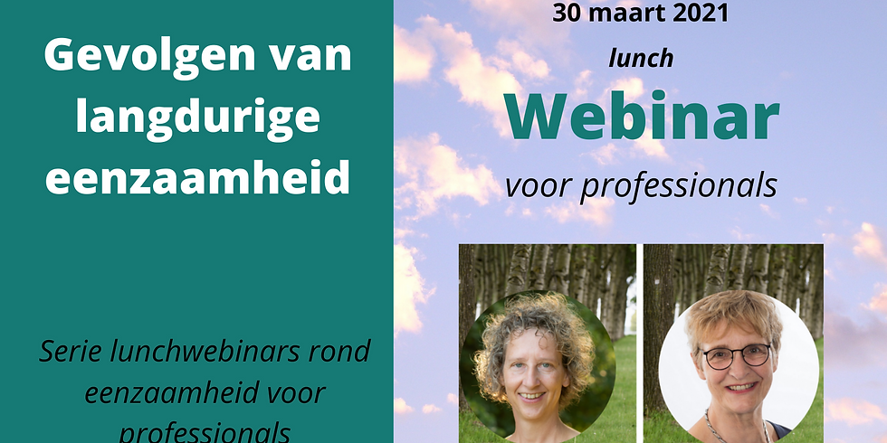 30 maart Lunch-webinar: Gevolgen van langdurige eenzaamheid