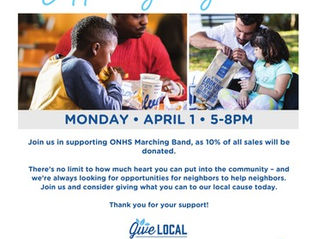 O.N.E. Band Notes -- Week of April 1st to April 7th