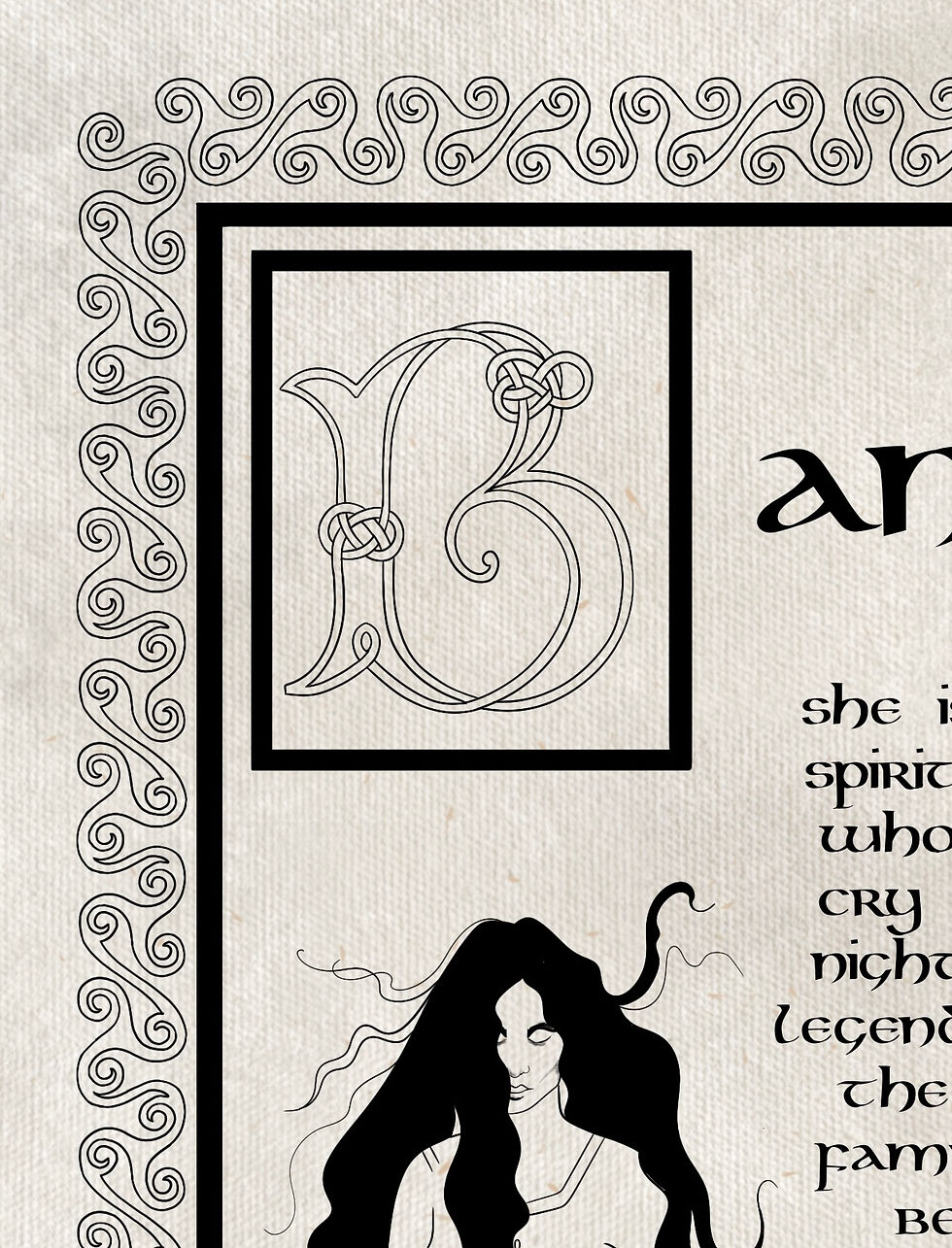 Thumbnail: Banshee Lore Print - Teisha Tattoo