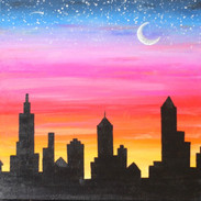 Skyline at Sunset
