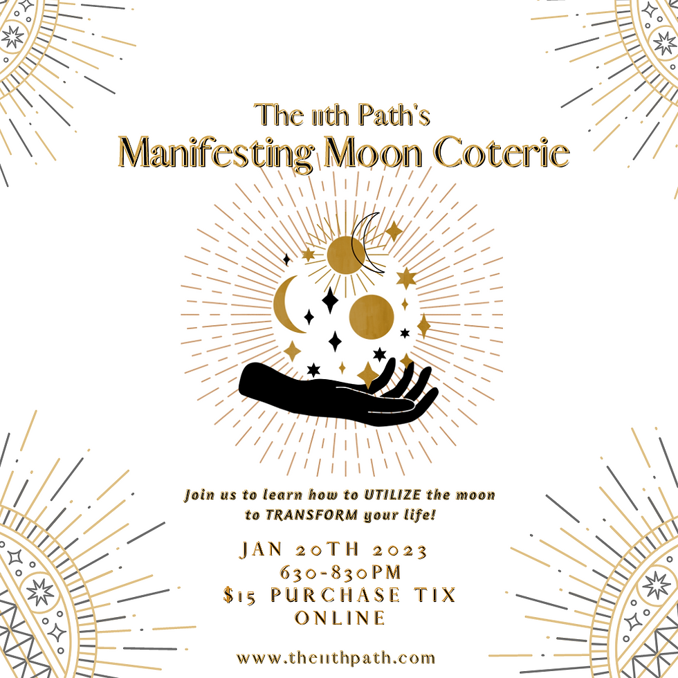 Manifesting Moon Coterie New Moon