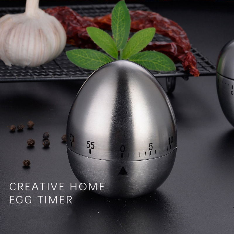 Thumbnail: Apple Shaped Stainless Steel Kitchen Egg Timer
