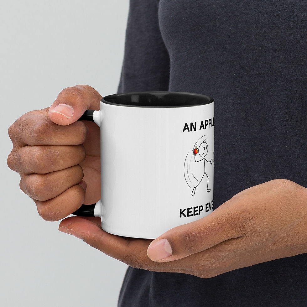 Thumbnail: An Apple A Day Can Keep Everyone Away White Mug