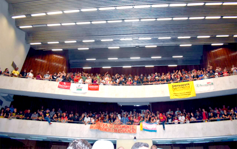 Servidores do Paraná protestaram contra as mudanças na Previdência/Foto: Divulgação