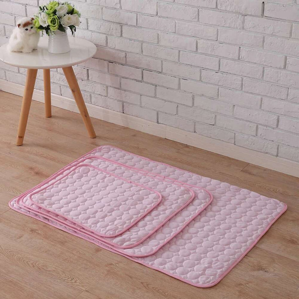 Thumbnail: Cooling Dog Mat Summer Pad Mat For Dogs Cat Ice Silk Blanket Sofa Breathable Pet
