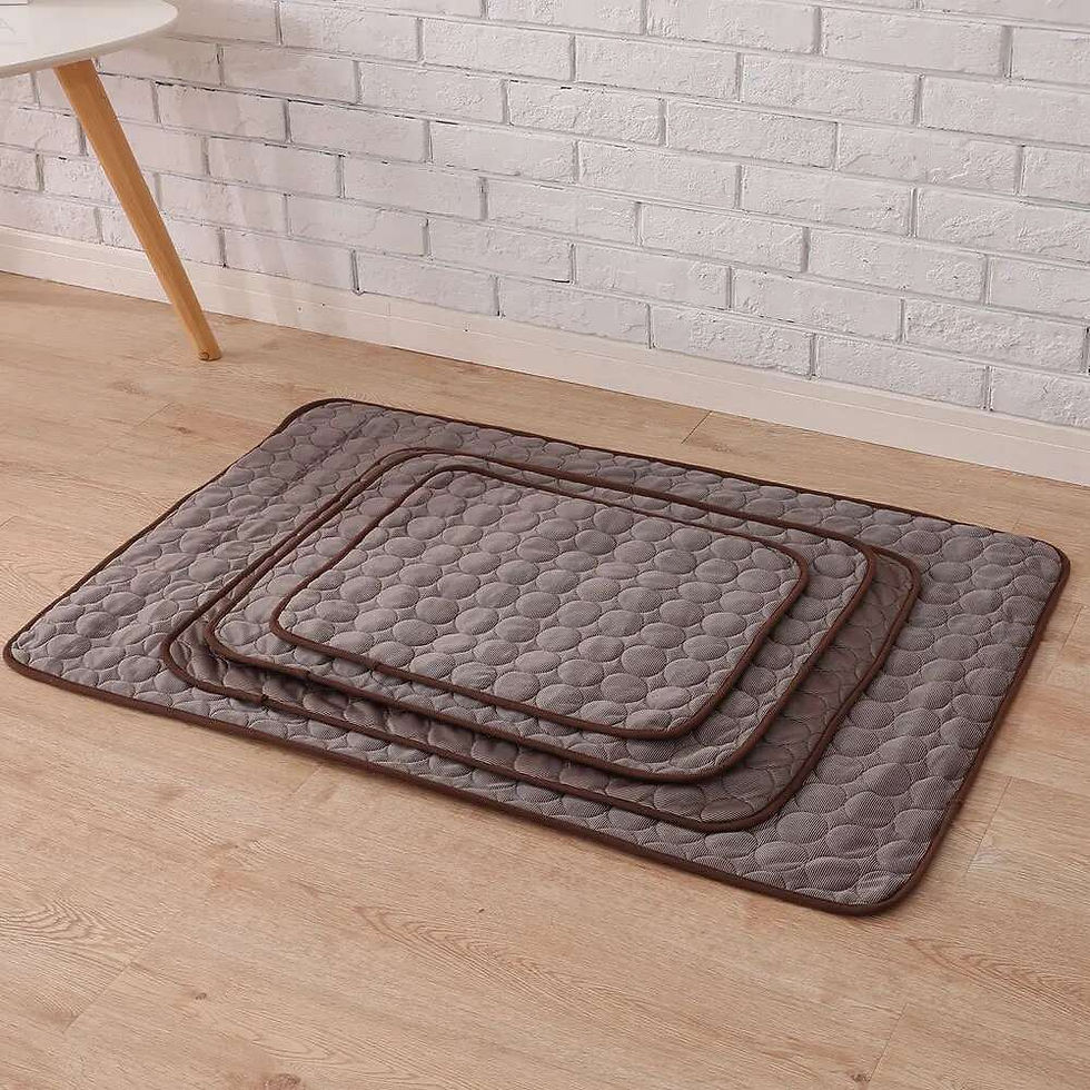Thumbnail: Cooling Dog Mat Summer Pad Mat For Dogs Cat Ice Silk Blanket Sofa Breathable Pet