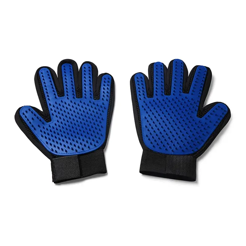 Thumbnail: Silicone Pet Grooming Gloves Cats Hair Brush and Comb Gloves to Bathe Dogs Clean