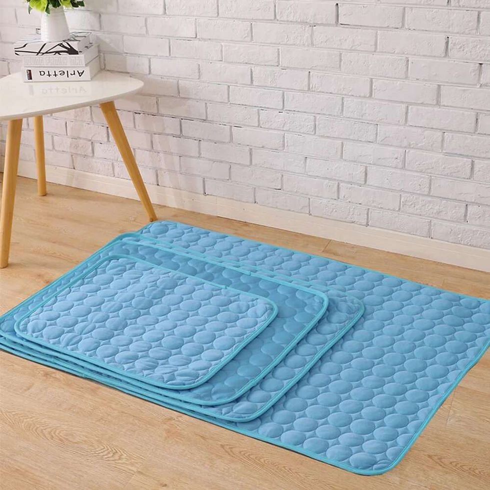 Thumbnail: Cooling Dog Mat Summer Pad Mat For Dogs Cat Ice Silk Blanket Sofa Breathable Pet
