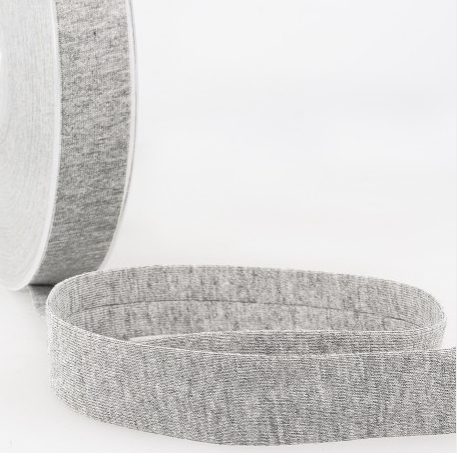 Biais Jersey Gris chiné