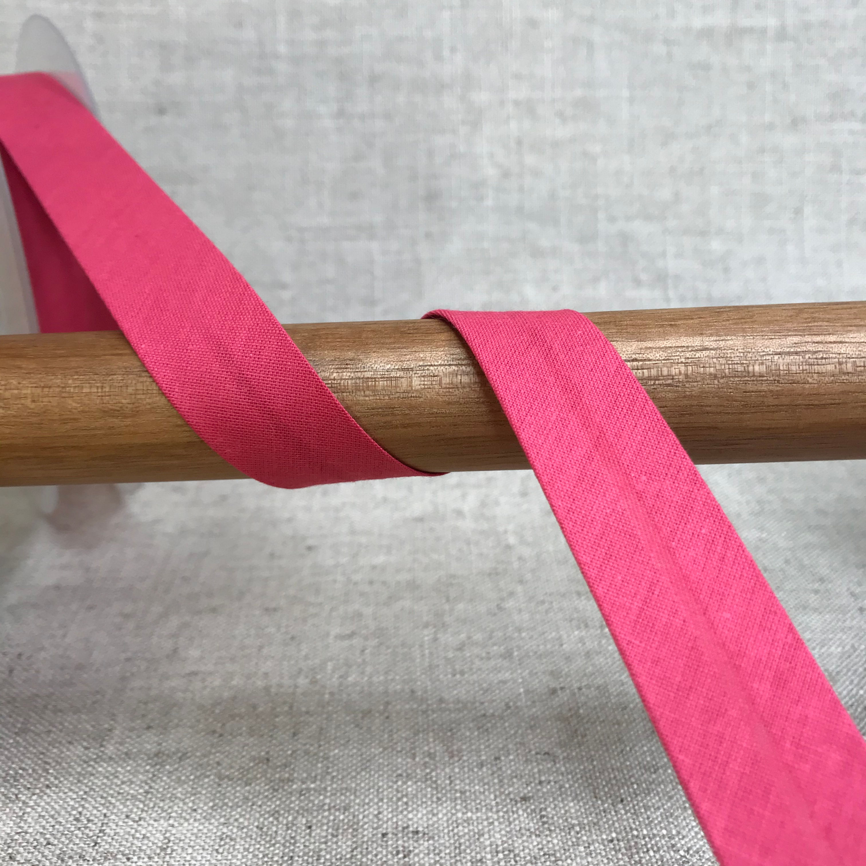 Biais polycoton Framboise