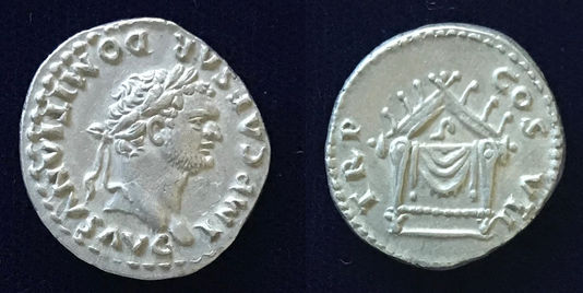Domitian AR denarius 81 CE