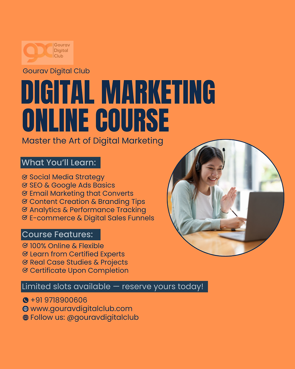 best digital marketing course in Faridabad