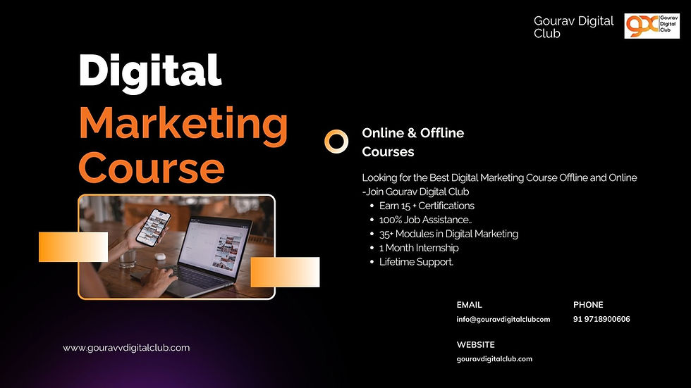 best digital marketing course in Faridabad