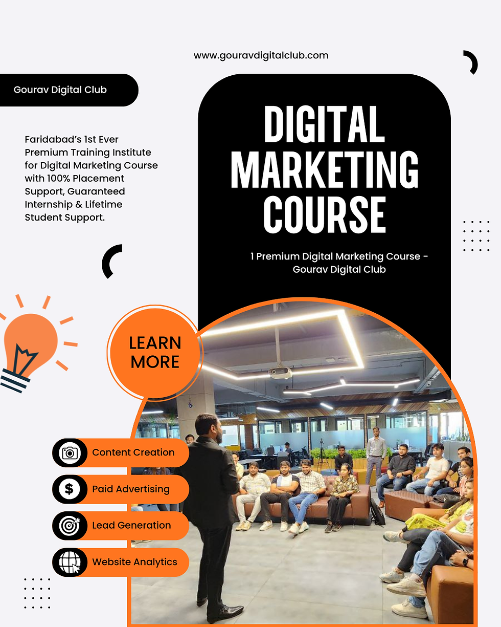 Digital marketing course in Faridabad