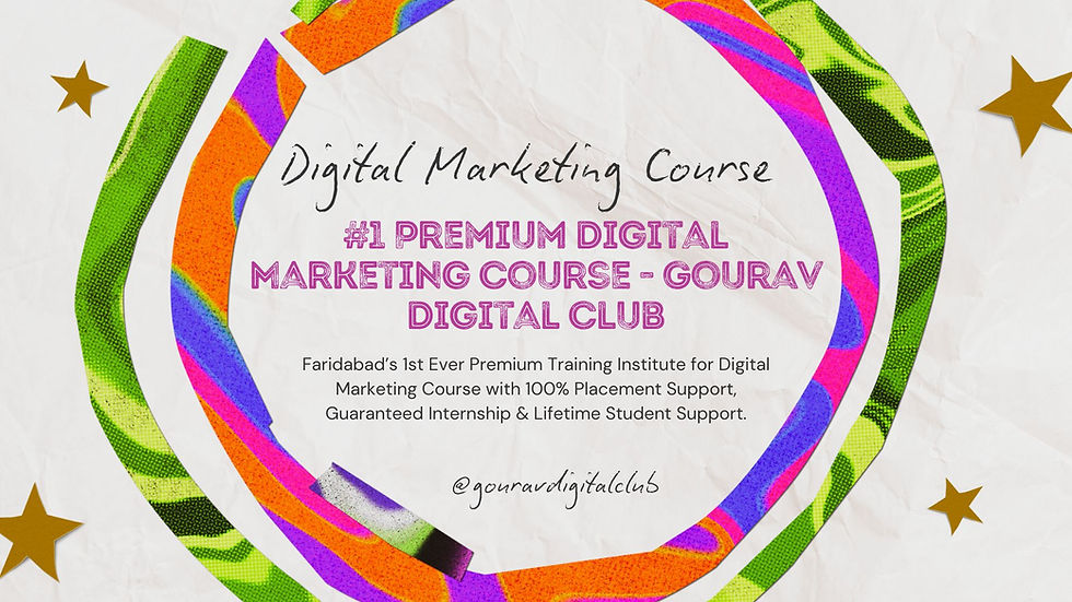 Digital Marketing Course in Faridabad