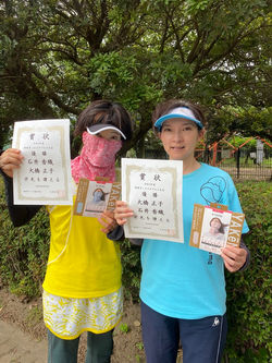 優　勝：石井香織・大橋正子(TEAM YU-YU)ペア