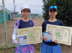 一般女子初級優勝：多東仁子(チームすまいる)・白尾久美子(一般)ペア