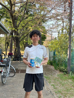 一般男子中級 準優勝　大村 一郎(マーテルファミリー)