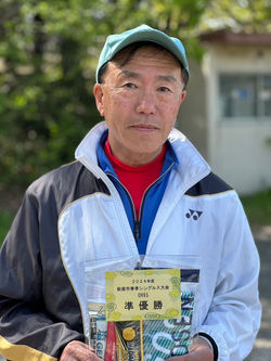 OV65 準優勝　河野 育雄(一般)