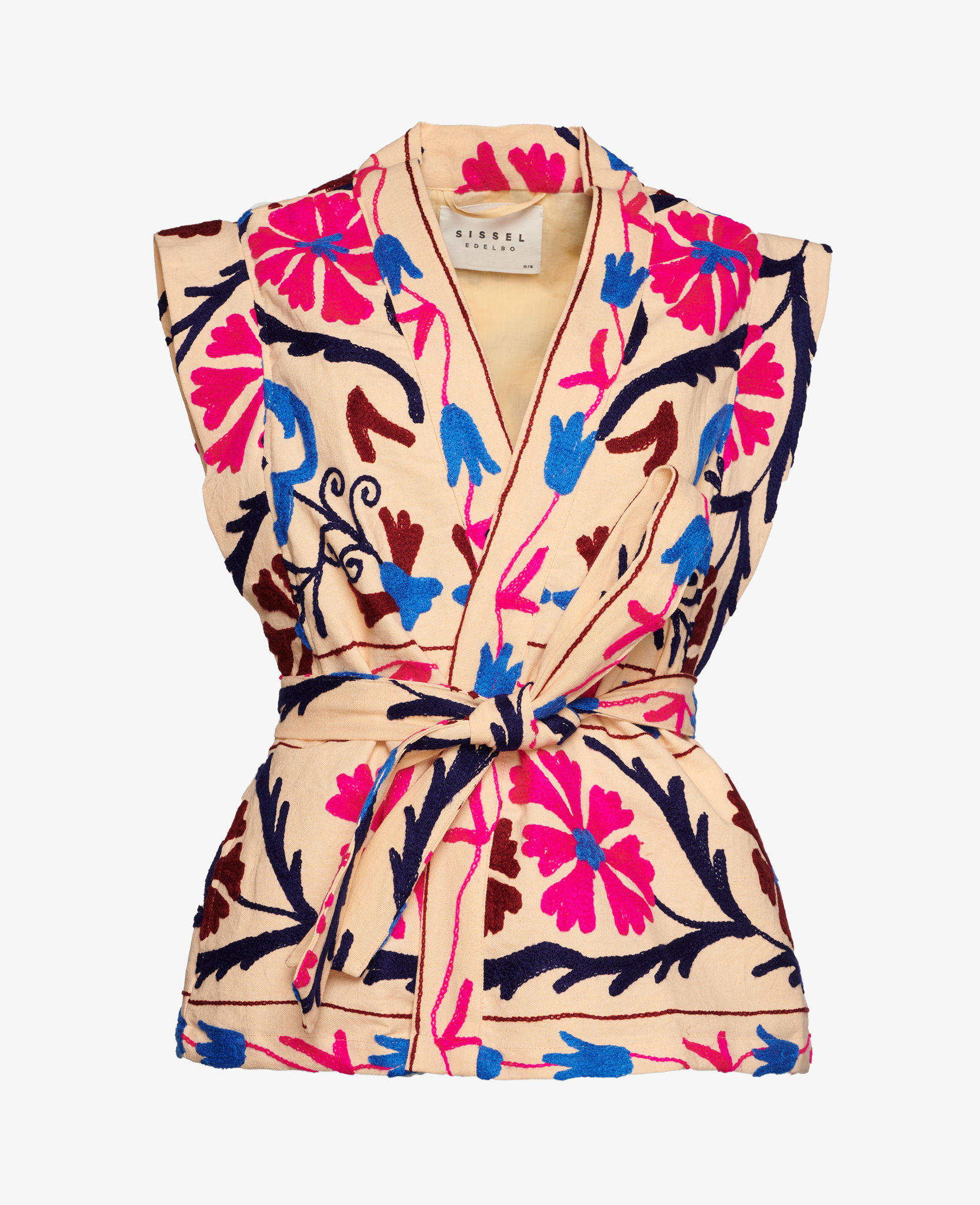 Sissel Edelbo Elsa Suzani Vest - pink blue