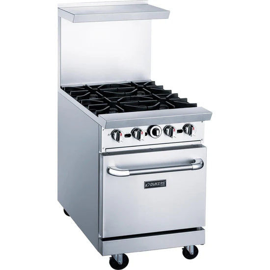 24 in. Gas Range 4 Open Burners DCR24-4B