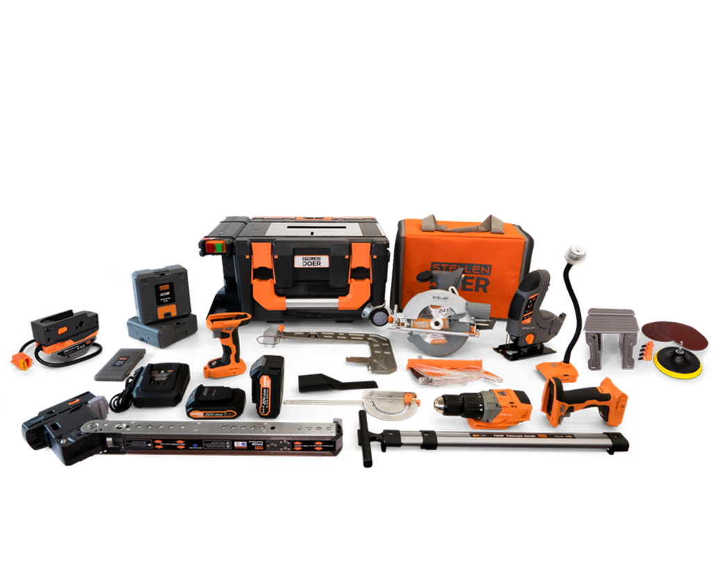 Stellen - 20V_max 無刷電機DOER Supreme 9 緊湊型工具工作站