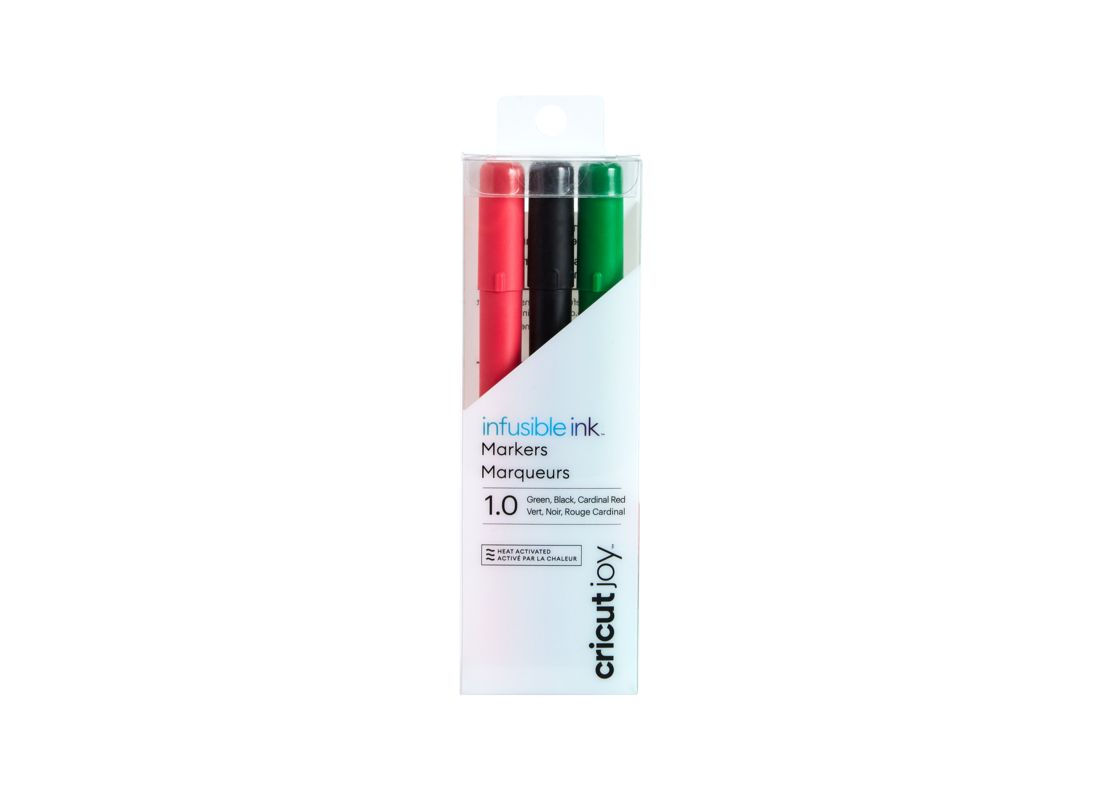 Cricut Joy™ Infusible Ink™ Markers 1.0, Black/Red/Green (3 ct)