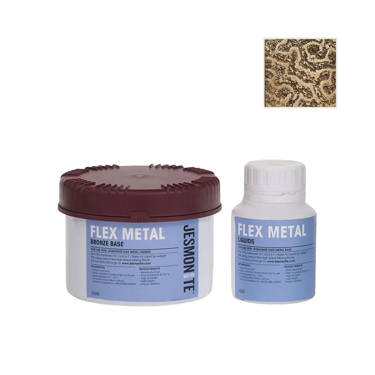 Copper, Jesmonite Flex Metal Gel Coat Kit