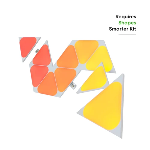 Nanoleaf Shapes Triangles 迷你三角形智能燈板擴充裝(10塊