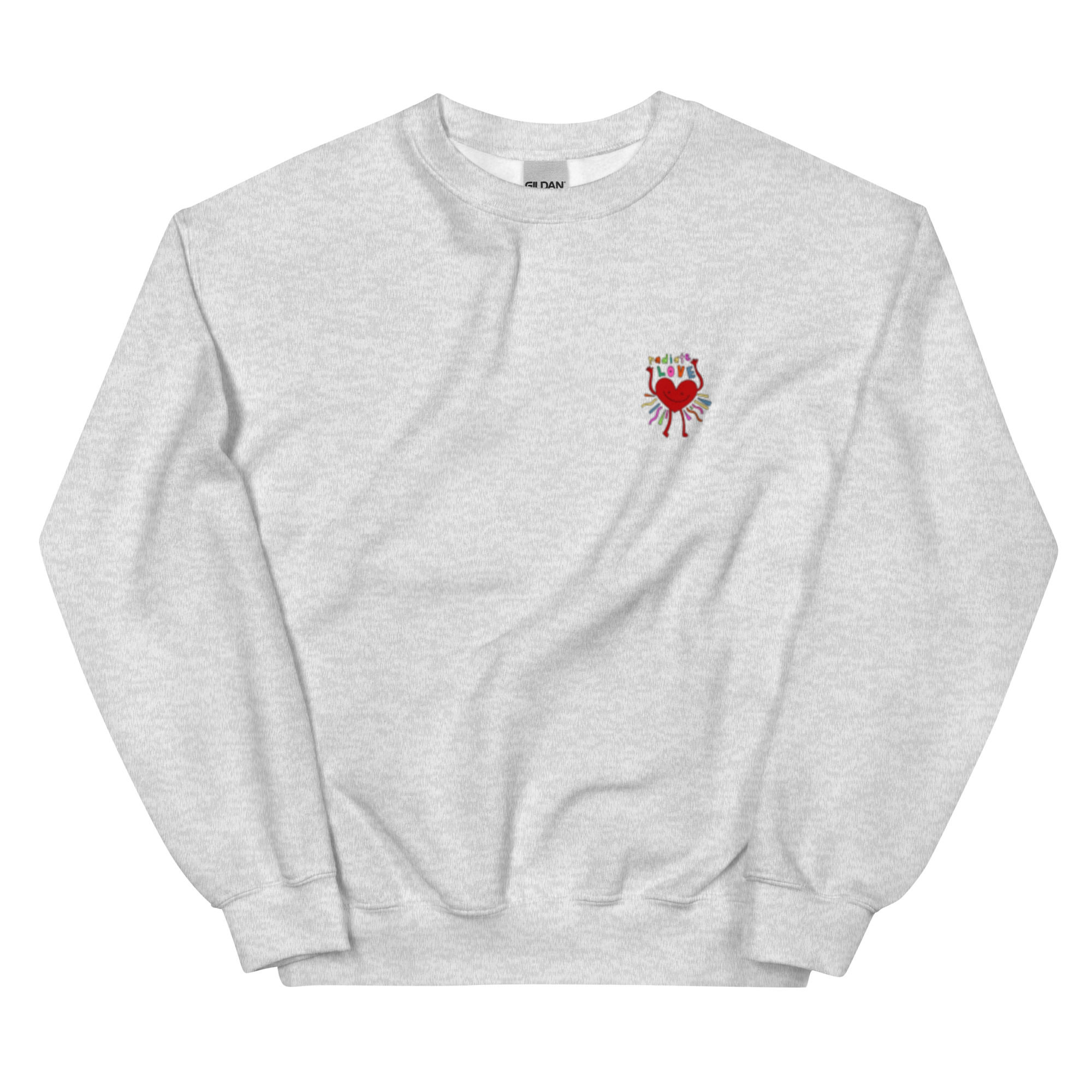 Unisex Sweatshirt 'Radiate love'
