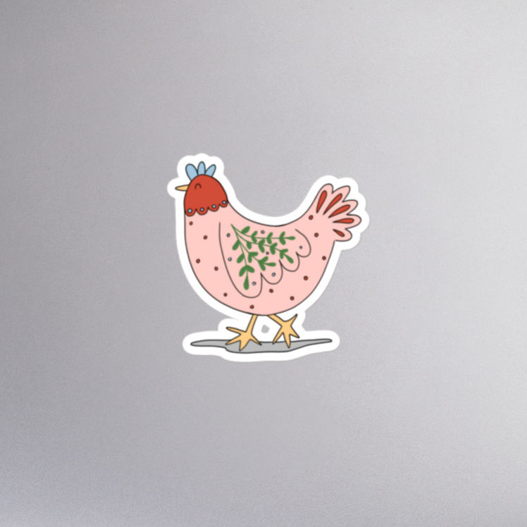 stickers 'mother hen'