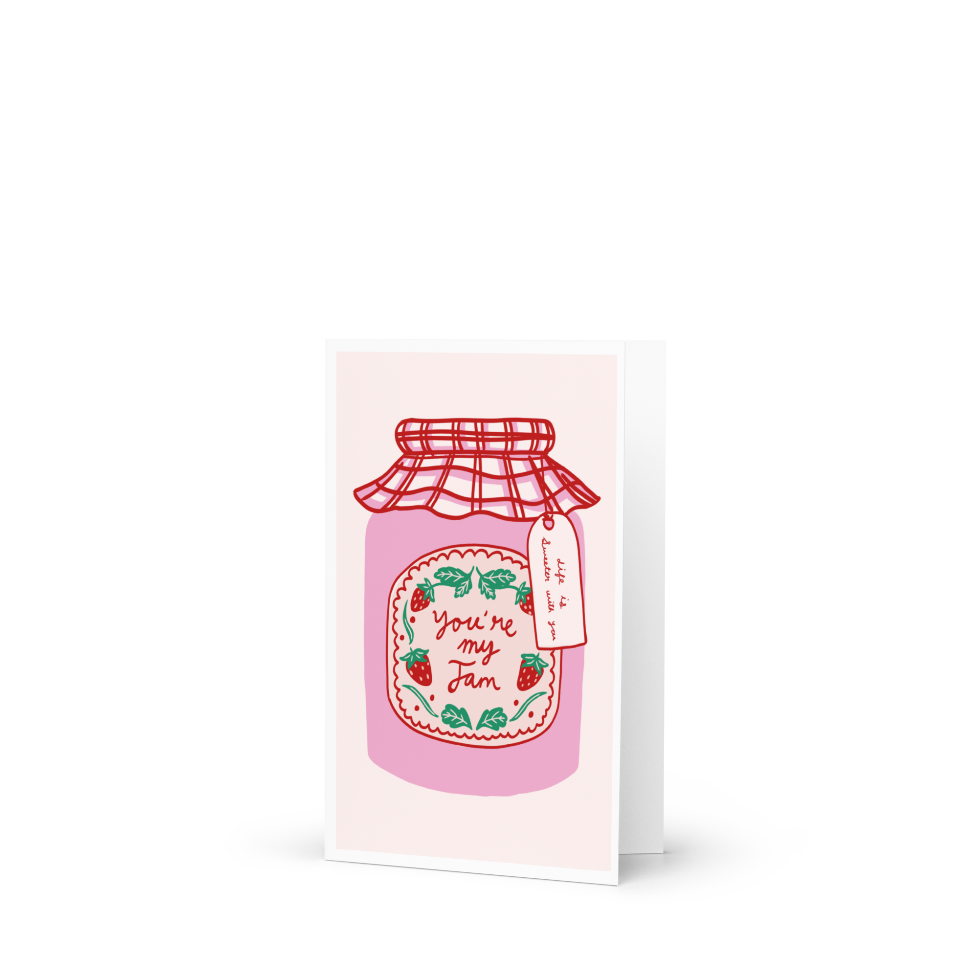 Greeting card 'your my jam'