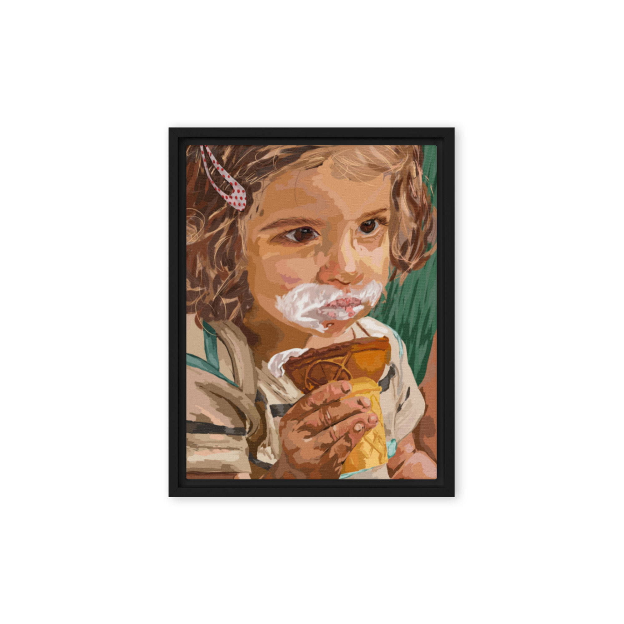 Framed canvas 'icecream'