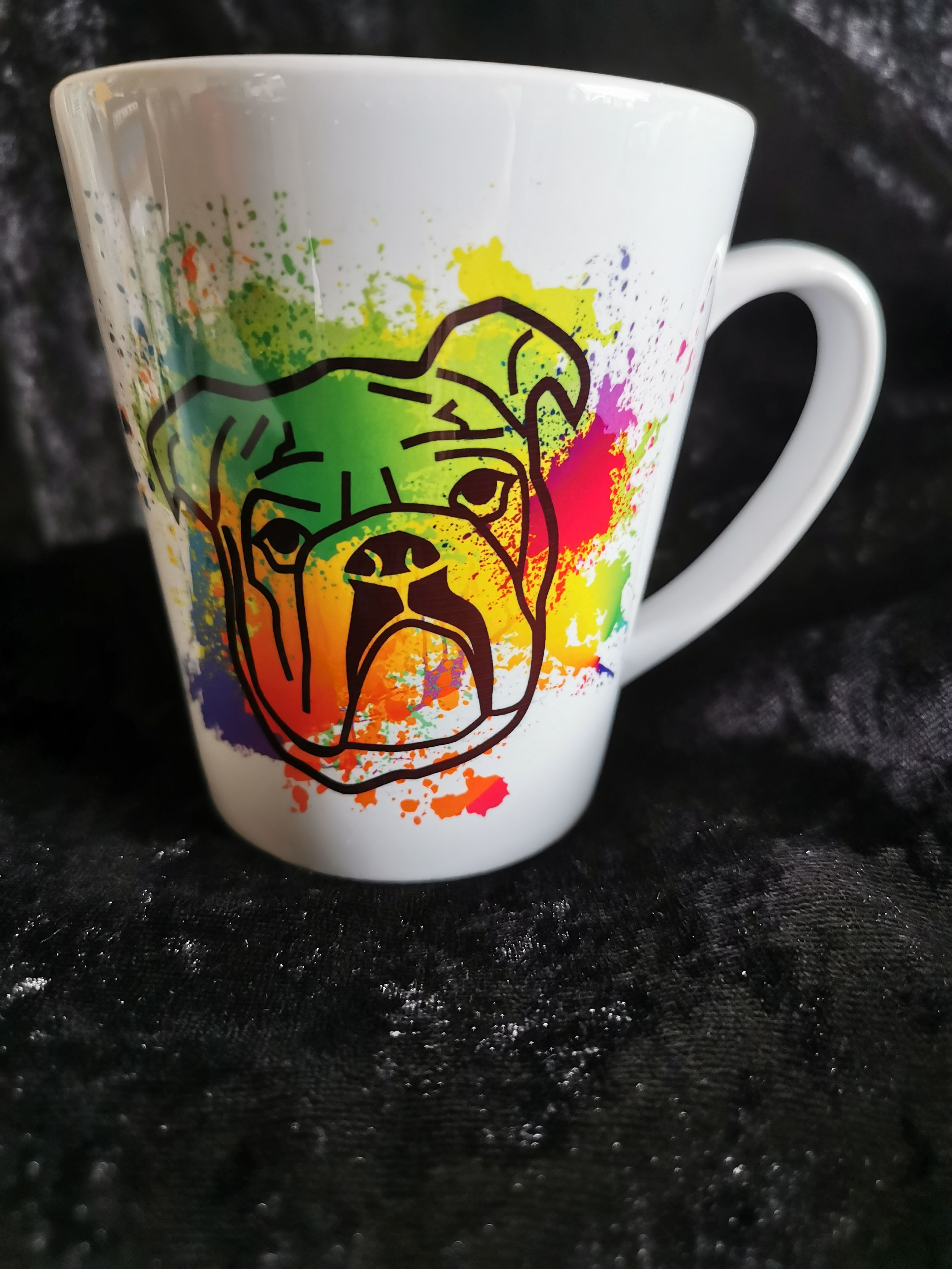 Bunter Hund Tasse