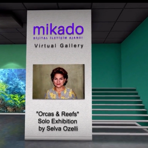 COP28 Ocean Art Extravaganza: Selva Ozelli's 'Healing Waters' & 'Orcas and Reefs' Take Center Stage!