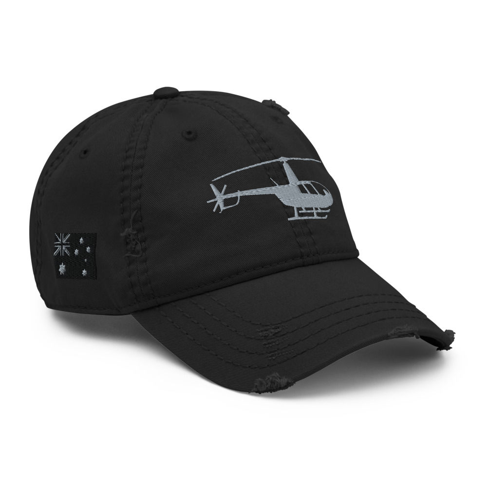 Distressed Dad Hat- R44 Australian Flag 
