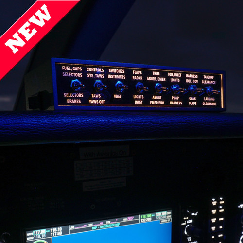 Backlit Aircraft Flip Checklist MissionaryBushPilot