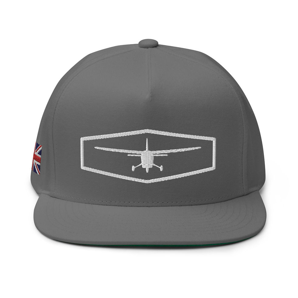 Thumbnail: UK Flag Flat Bill Cap 