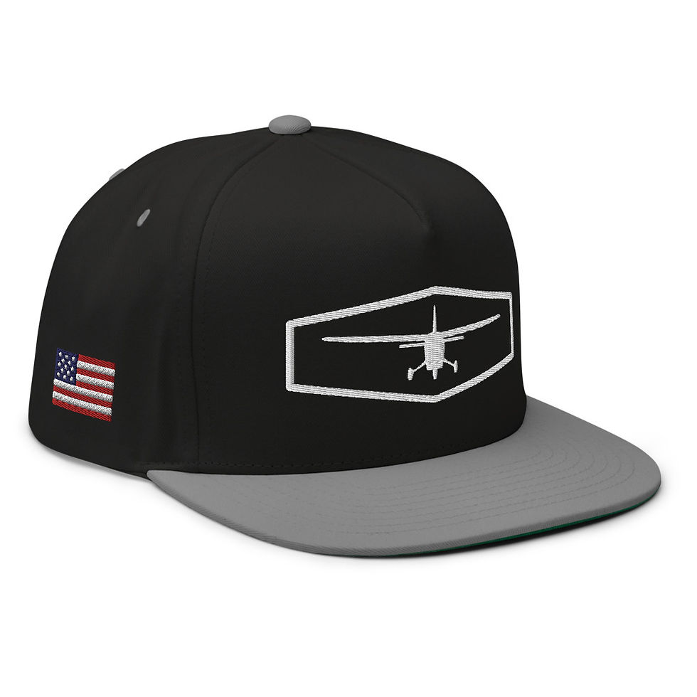 Thumbnail: USA Flag Flat Bill Cap