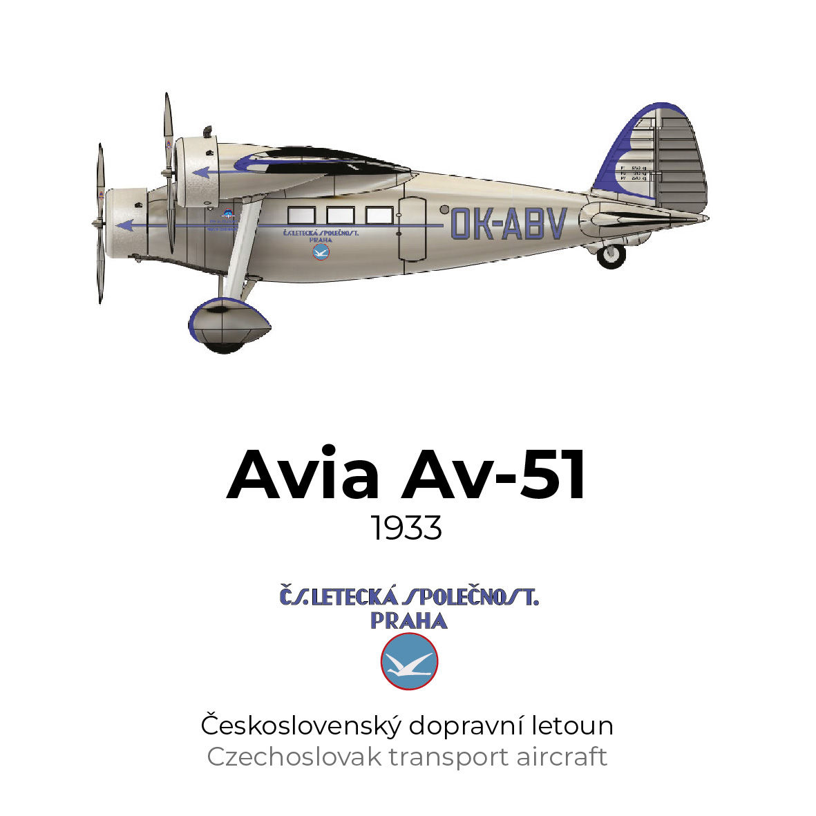 72001 Avia Av-51 — ČLS