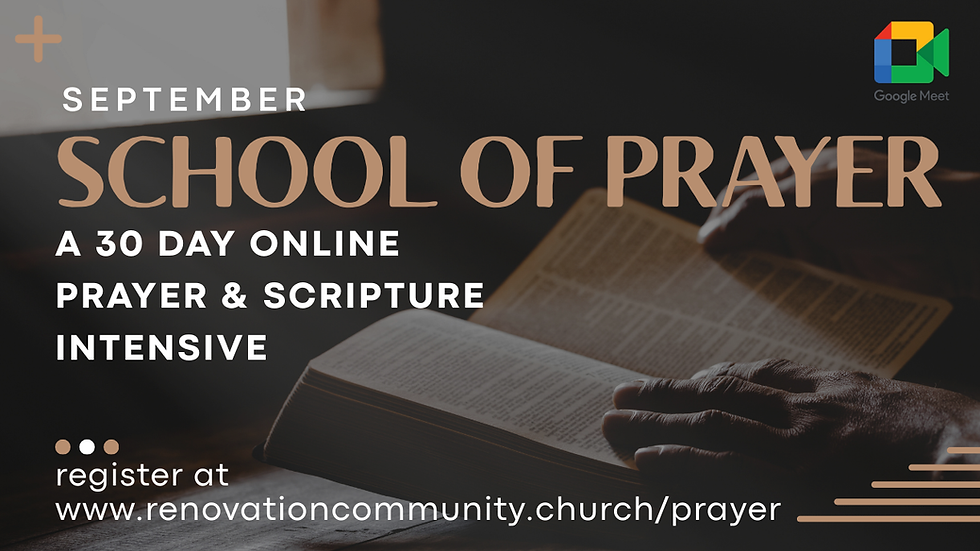 September School of Prayer