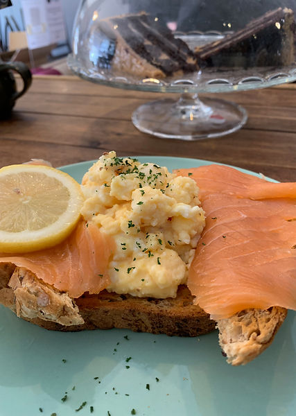 Smoked Salmon and Scrambled Eggs