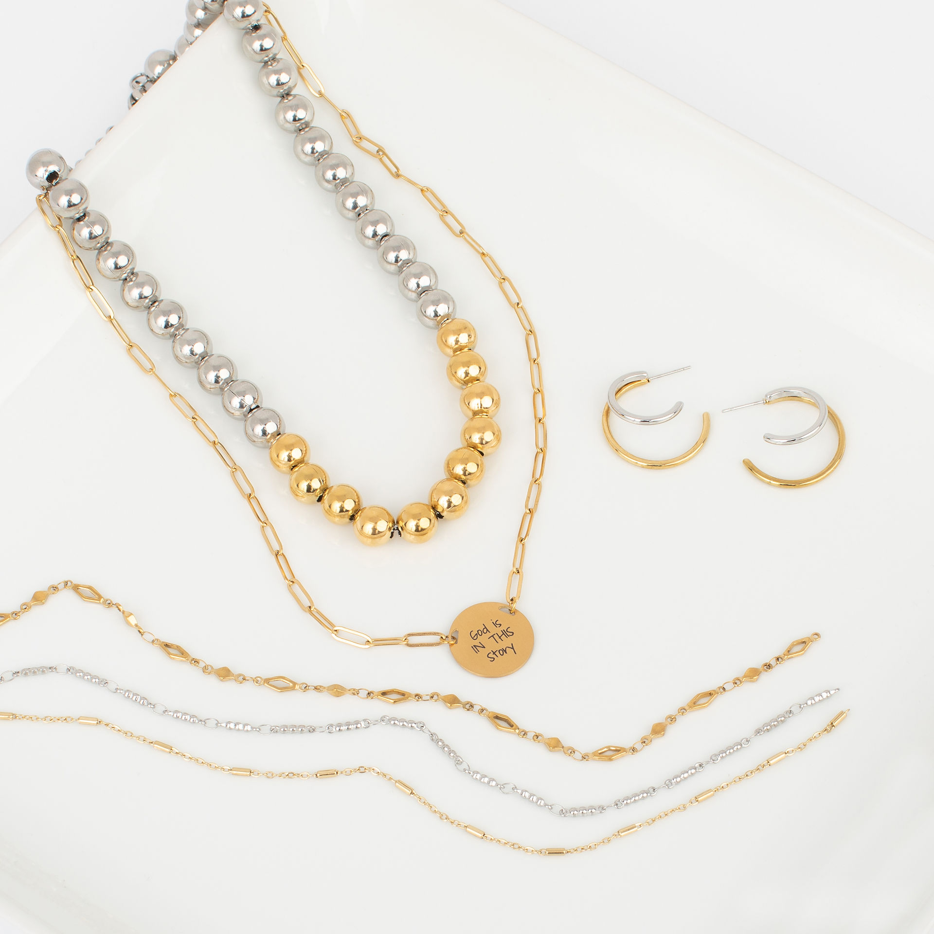 Bolder 2-tone jewelry