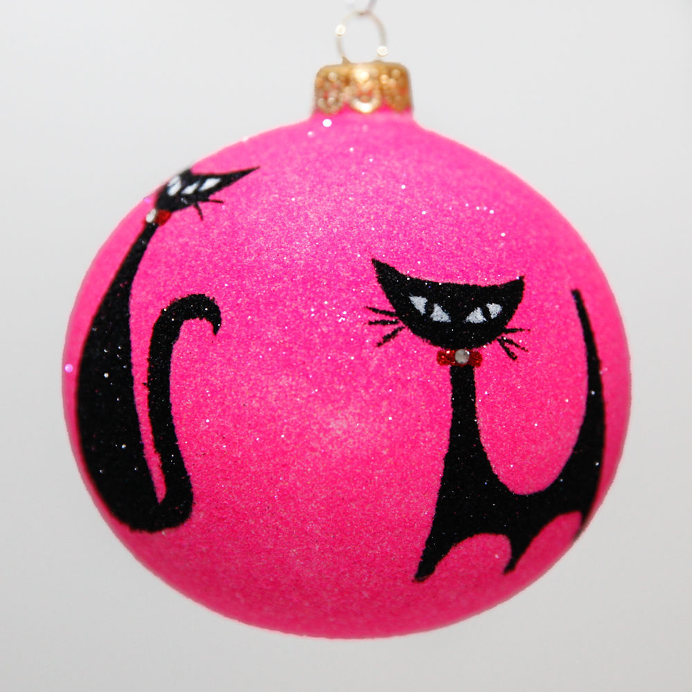 #2047 - Thomas Glenn "Meow" Ball Christmas Ornament