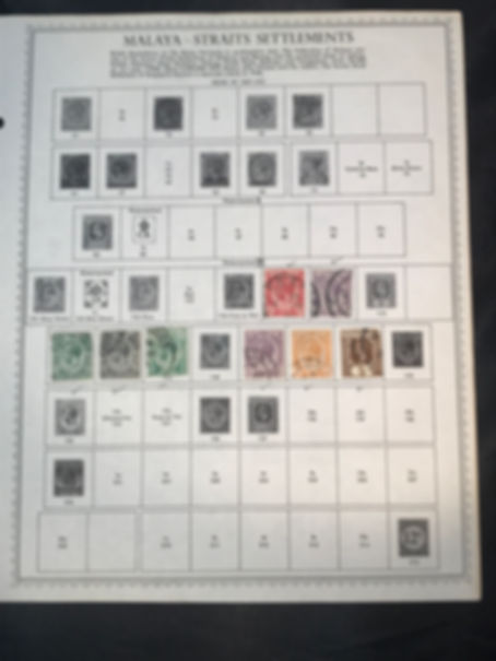 Stamps "Malaya / Singapore / Straits Settlements"